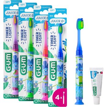 Sunstar Junior-Zahnbürste 6+ weich Gum - eine Zahnbürste