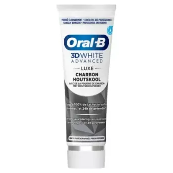 Zahnpasta 3D White Advanced Luxe Aktivkohle Oral-B - Tube mit 75 ml