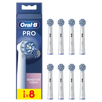 Pro sensitive clea Bürstenköpfe elektrische Zahnbürste Oral-B - 8 Bürstenköpfe