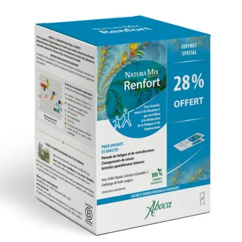Nature Mix Advanced Energieverstärkung Aboca - Box mit 28 orodispersiblen Beuteln
