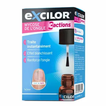 Nagelmykose 3 Aktionen Excilor - Flasche mit 7 ml