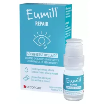 Augentropfen bei trockenen Augen Eumill Repair - Flasche mit 10 ml