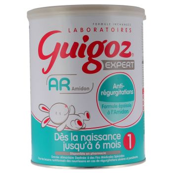 Guigoz Expert Milch 1. Alter gegen Regurgitationen - Dose mit 780g