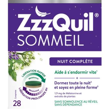 ZzzQuil Schlaf Nacht Komplett - Packung mit 28 Tabletten