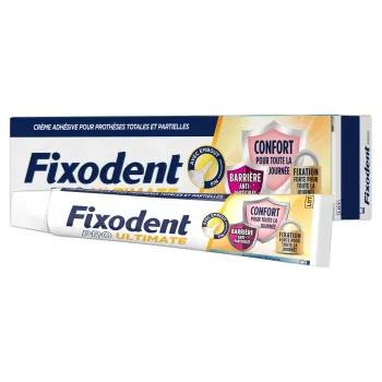 Pro Ultimate Kleber für totale und partielle Prothesen neutraler Geschmack Fixodent - Tube mit 40g