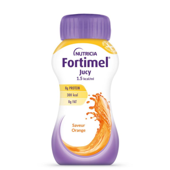 Fortimel Jucy 1,5 kcal Geschmack Orange Nutricia - 4 Flaschen à 200 ml