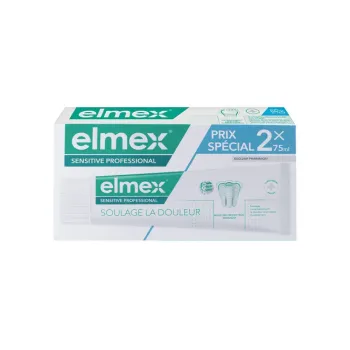 Elmex sensitive professional Zahnpasta - 2er Pack mit 75ml Tuben