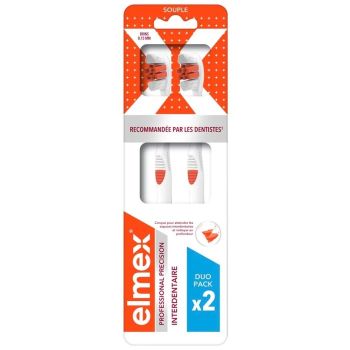 Elmex Interdental Precision Soft Zahnbürste - 2 Zahnbürsten