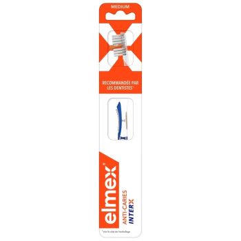 InterX Medium Zahnbürste Elmex - eine Zahnbürste