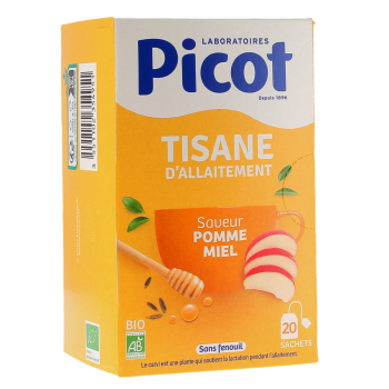 Stilltee mit Apfel-Honig-Geschmack von Picot - 20 Beutel pro Packung