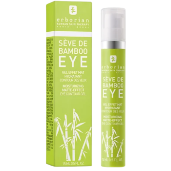 Bambus-Saft Augen-Gel mattierende Wirkung Erborian - Pumpflasche mit 15 ml