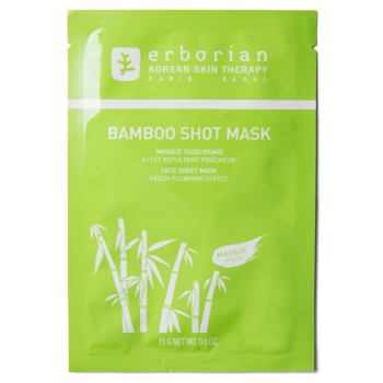 Bamboo Shot Maske Erborian - Beutel mit einer Maske