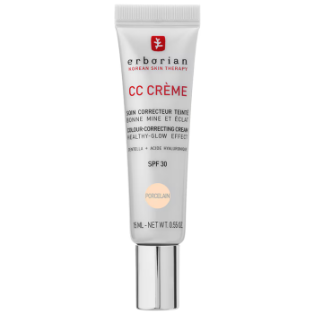 CC Creme Pflege Korrektur getönt SPF30 Farbton Porzellan Erborian - Tube mit 15ml