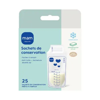 Mam Aufbewahrungss&auml;ckchen - Box mit 25 Beuteln &agrave; 180 ml