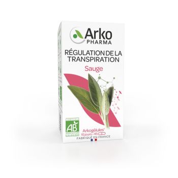 Arkogélules Bio Salbei Arkopharma - Packung mit 45 Kapseln