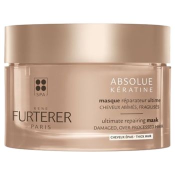 Absolue Kératine Kur Renaissance ultimative Reparaturmaske für dickes Haar René Furterer - 200 ml Topf