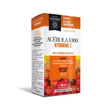 Acerola 1000 Dayang - Packung mit 24 Tabletten