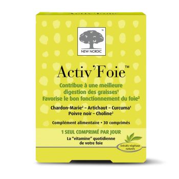 Activ'foie New Nordic - Packung mit 30 Tabletten