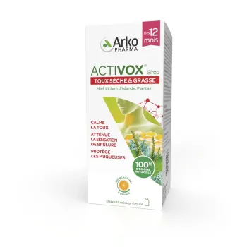 Activox Hustenmittel trocken und nass Arkopharma - Flasche 175ml