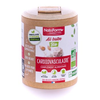 Bio-Knoblauch Ecoresponsable Nat&Form - Dose mit 200 Kapseln