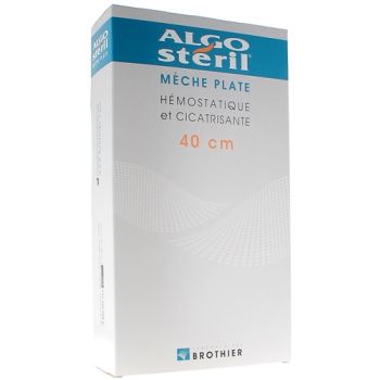Algostéril Flachmull hämostatisch und heilend Brothier - Packung mit 16 Kompressen 40 cm