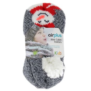 Aloe Cabin Footies Feuchtigkeitsspendende Hausschuhe Kinder Airplus - ein Paar