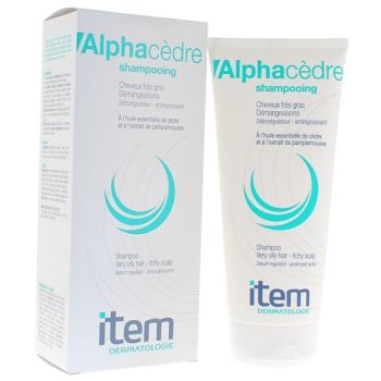 Alphacèdre Shampoo für sehr fettiges Haar Artikel Dermatologie - Tube mit 200 ml
