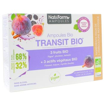 Bio Nat&Form Frucht-Transitampullen - 20 Ampullen zu je 10 ml