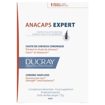 Anacaps Expert Haarausfall chronisch Ducray - Packung mit 30 Kapseln