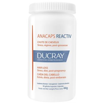 Anacaps reactiv für Haare und Nägel Ducray - Packung mit 3x30 Kapseln zum Schlucken