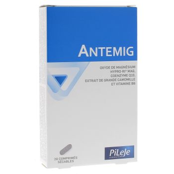 Antemig Pileje - Packung mit 20 teilbaren Tabletten