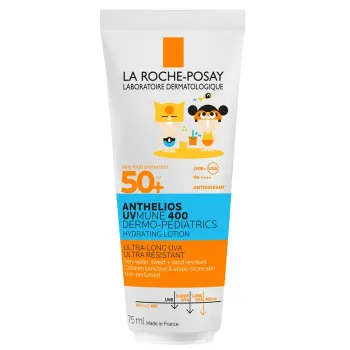 Anthelios UVMune 400 Dermo-Pädiatrie Feuchtigkeitsmilch SPF50+ La Roche-Posay - Tube mit 75 ml