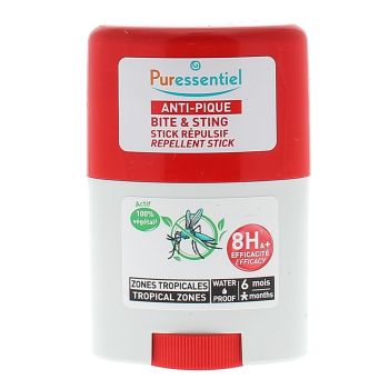 Anti-Pick Stick Insektenschutzmittel wasserdicht tropische Zonen Puressentiel - Stick mit 20ml