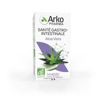 Arkogélules Aloe vera bio Arkopharma - Packung mit 30 Kapseln
