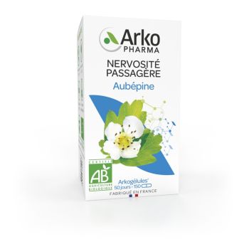 Arkogélules Weißdorn vorübergehende Nervosität Arkopharma - Packung mit 150 Kapseln