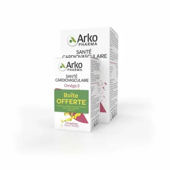 Arkogélules Omega 3 Arkopharma - Packung mit 180 Kapseln + 60 Kapseln gratis