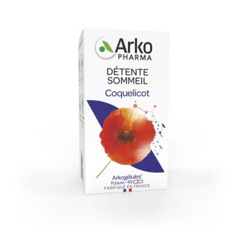 Arkogélules Mohn Arkopharma - Packung mit 45 Kapseln