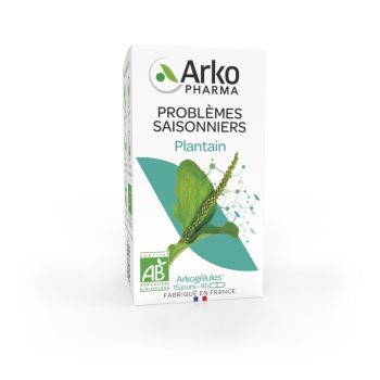 Arkogélules Bio Spitzwegerich Arkopharma - Packung mit 45 Kapseln