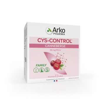 Cys control Beutel Harnwegssymptome Arkopharma - Packung mit 20 Beuteln