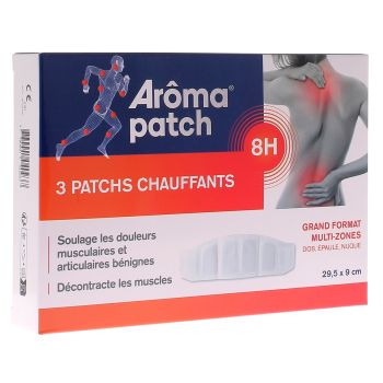 Arôma-Patch Großformat Multi-Zonen Mayoly Spindler - 3 Wärmepflaster von 29,5 x 9 cm