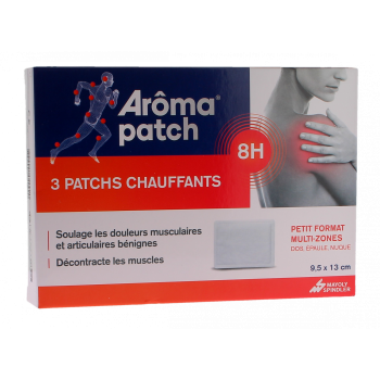 Arôma-Patch kleine Größe Multi-Zonen Mayoly Spindler - 3 wärmende Patches von 9,5 x 13 cm
