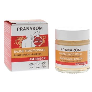 Aromalgic Traditionelle Salbe gegen Verspannungen und Steifheit Pranarôm - 30 ml Tiegel