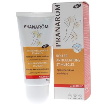 Aromalgic Roller Gelenke und Muskeln bio Pranarôm - Tube mit 75 ml