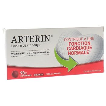 Arterin Rote Reishefe - Packung mit 90 Tabletten
