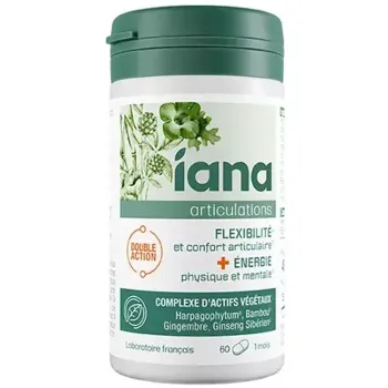 Gelenke Flexibilität und Energie Iana - Dose mit 60 Tabletten