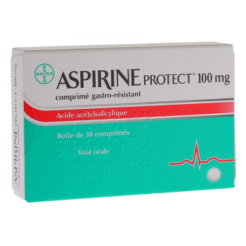 Aspirin protect 100 mg magensaftresistente Tabletten - Packung mit 30 Tabletten