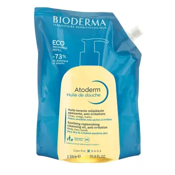 Atoderm Dusch&ouml;l Bioderma - &Ouml;ko-Nachf&uuml;llung von 1L