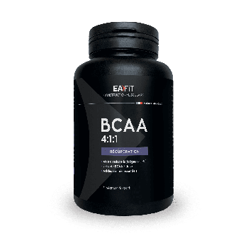 B.C.A.A. Erholung EaFit Muskelaufbau - Dose mit 120 Kapseln