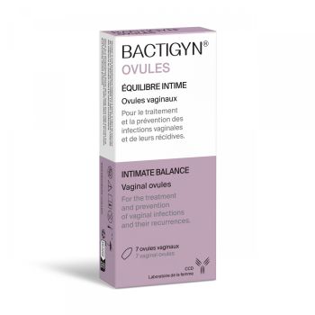 Bactigyn Intime Gleichgewicht Ccd - Packung mit 7 vaginalen Ovulen