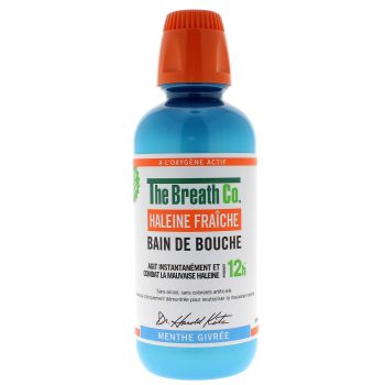 Mundspülung frischer Atem gefrorene Minze The Breath Co - Flasche 500ml